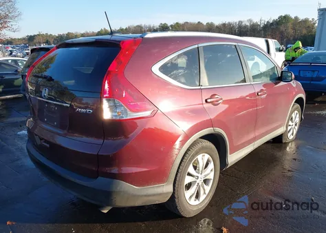 2012 Honda Cr-V Ex-L из США, поврежденный, VIN 5J6RM4H79CL071537